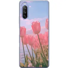 Gustaf - Mobilskal till Sony Xperia 10 III med Rosa Tulpaner