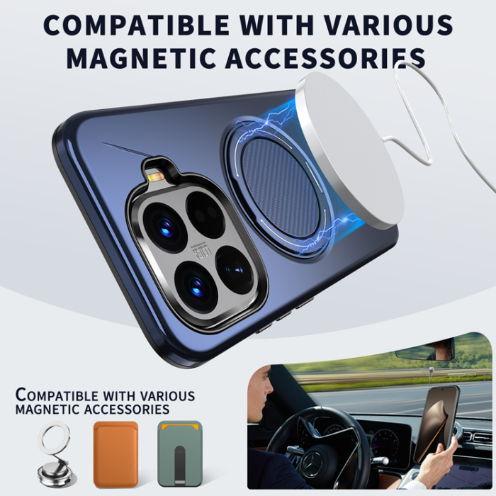 A-One Brand - Xiaomi 15T Pro Mobilskal Magsafe Rotating Kickstand TPU + PC