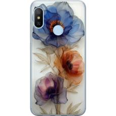 Gustaf - Mobilskal till Xiaomi Mi A2 Lite med Silkesblommor