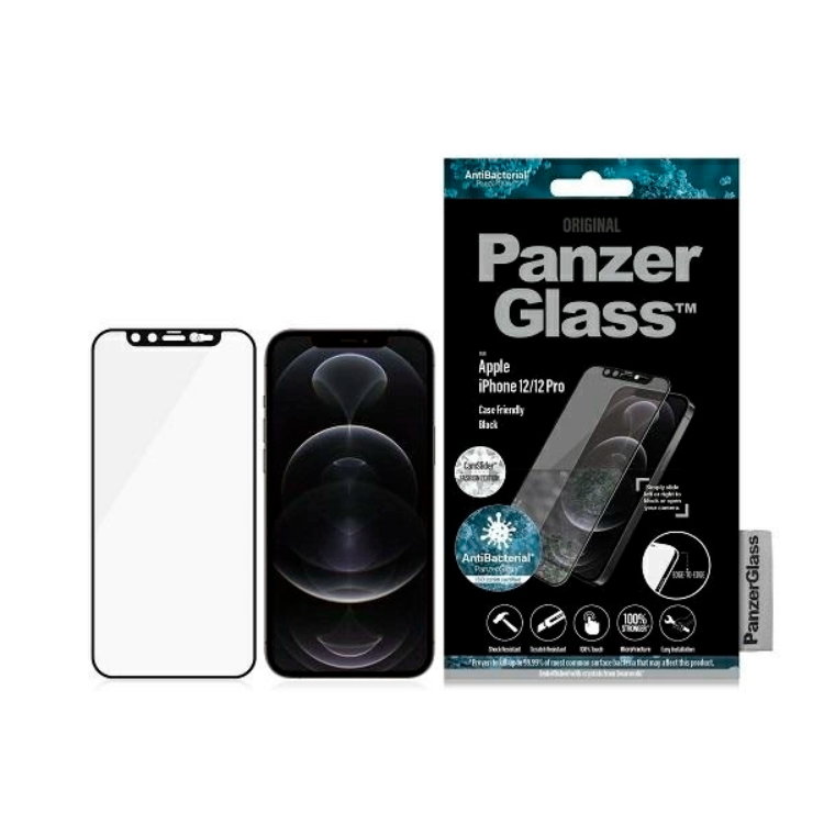 PanzerGlass iPhone 12/12 Pro Härdat Glas Skärmskydd Microfracture | 5468 | AlltMobil