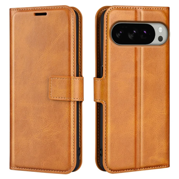 A-One Brand - Google Pixel 10 Pro XL Plånboksfodral Calf Texture - Gul