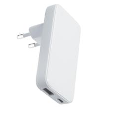 QUALO - QUALO Snabbladdare 45W 1xUSB-A 1xUSB-C GaN Ultra Slim - Vit