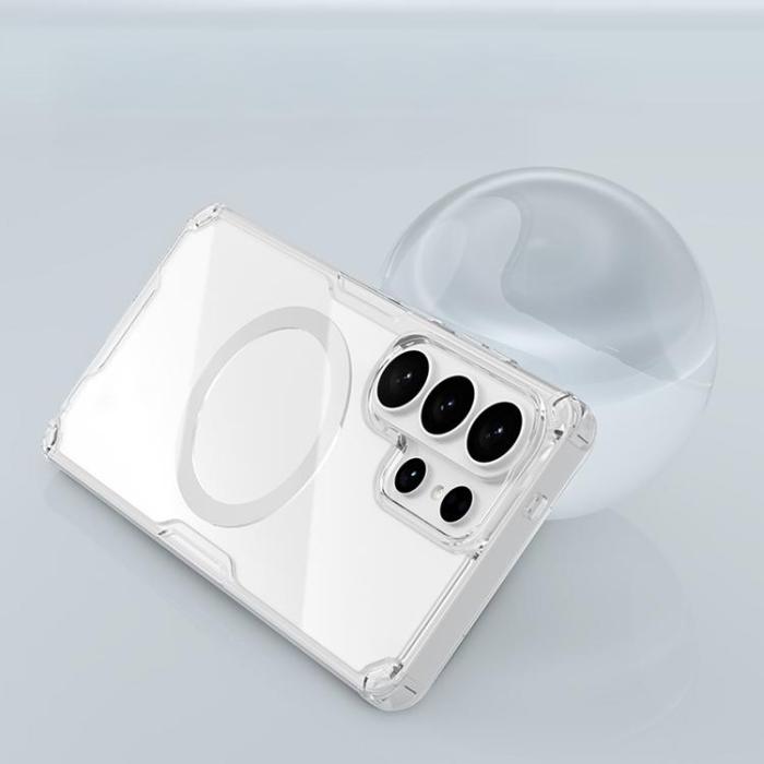 Nillkin - Nillkin Mobilskal för Galaxy S26 Ultra MagSafe Nature TPU Pro - Vit