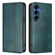 OEM - Samsung Galaxy S26+ Pl&aring;nboksfodral Konstl&auml;der RFID Skydd - Gr&ouml;n
