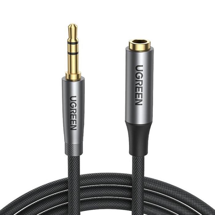 Ugreen - Ugreen AUX 3.5mm Mini Jack 1m - Svart