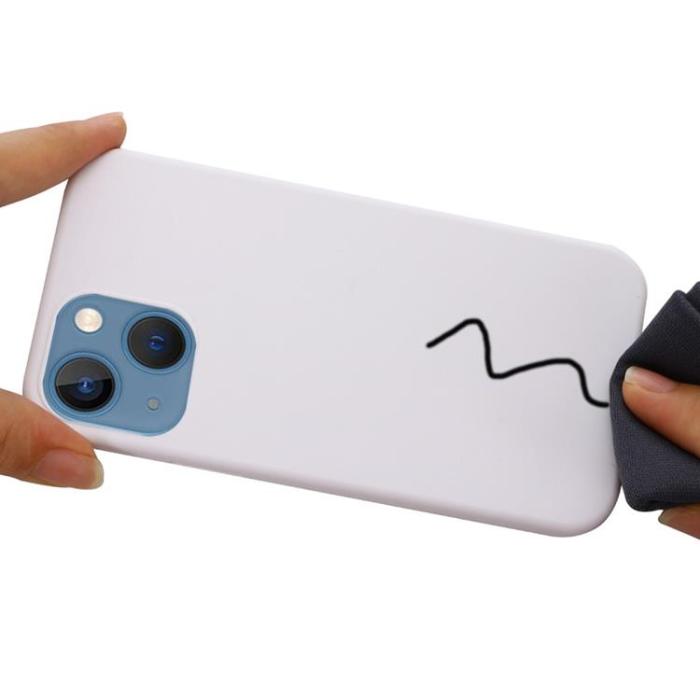 OEM - iPhone 14 Plus Skal Magsafe Silicone Ultra Slim - Vit