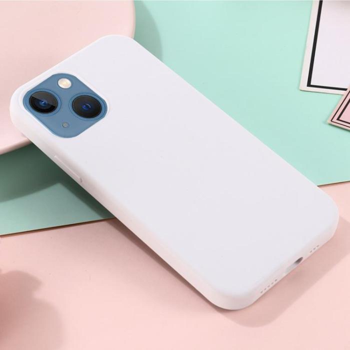 OEM - iPhone 14 Plus Skal Magsafe Silicone Ultra Slim - Vit