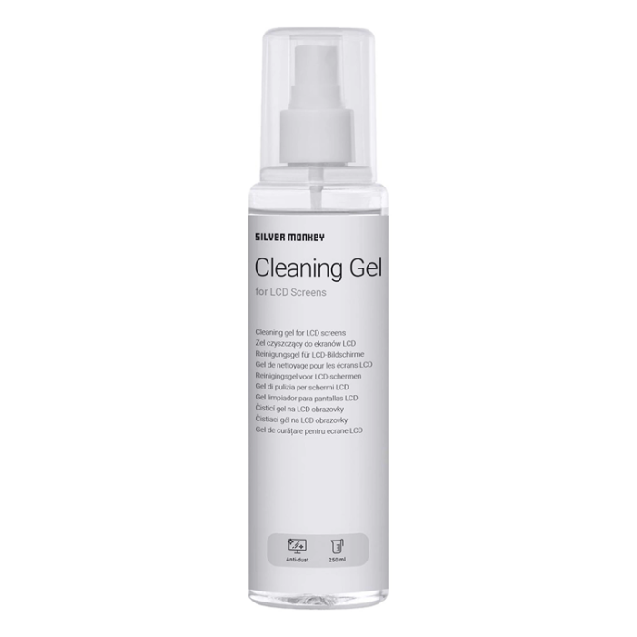 Silver Monkey - Silver Monkey LCD rengöringsgel 250ml och mikrofiberduk