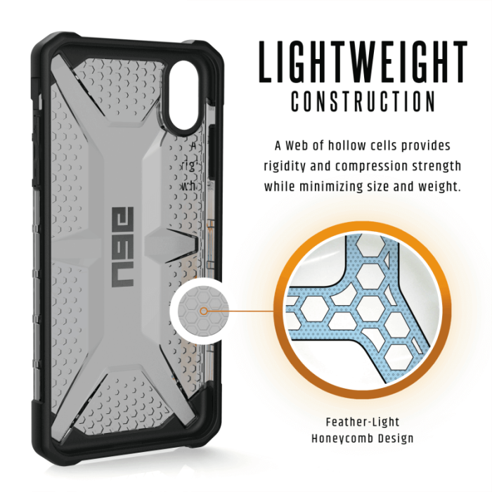 UTGATT5 - UAG iPhone XS Max Plasma Cover - Ash