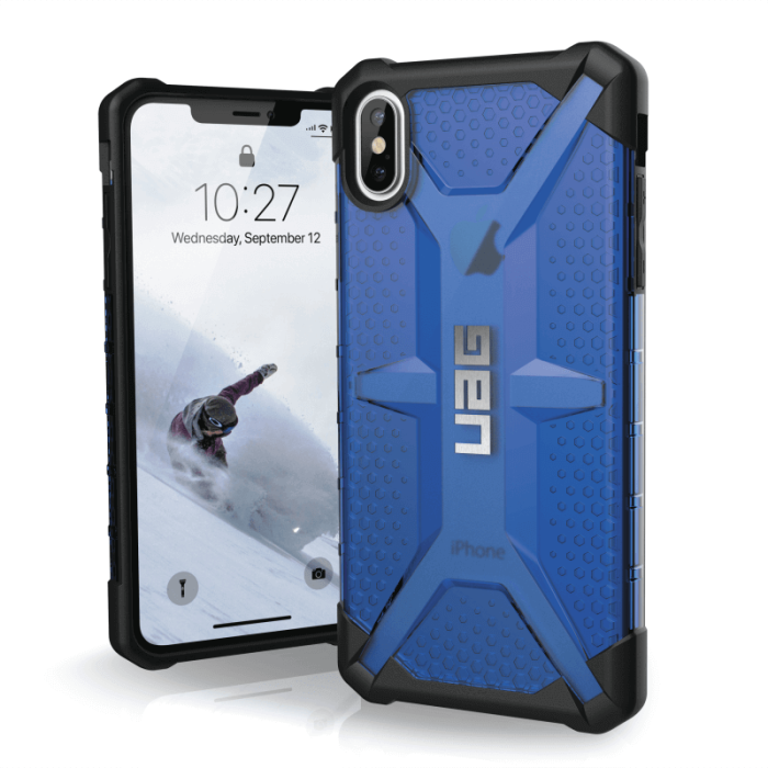 UTGATT4 - UAG iPhone XS Max Plasma Cover - Koboltblå