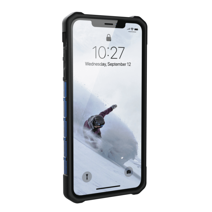 UTGATT4 - UAG iPhone XS Max Plasma Cover - Koboltblå