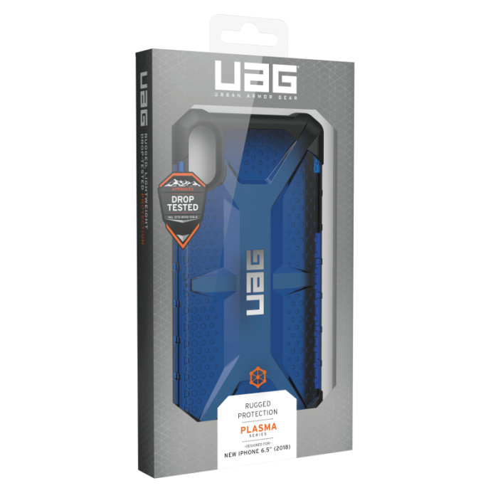UTGATT4 - UAG iPhone XS Max Plasma Cover - Koboltblå