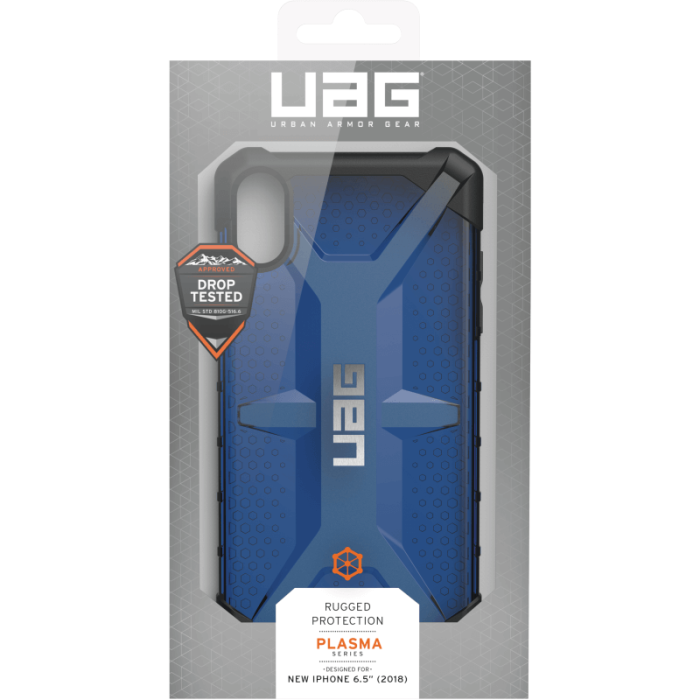 UTGATT4 - UAG iPhone XS Max Plasma Cover - Koboltblå