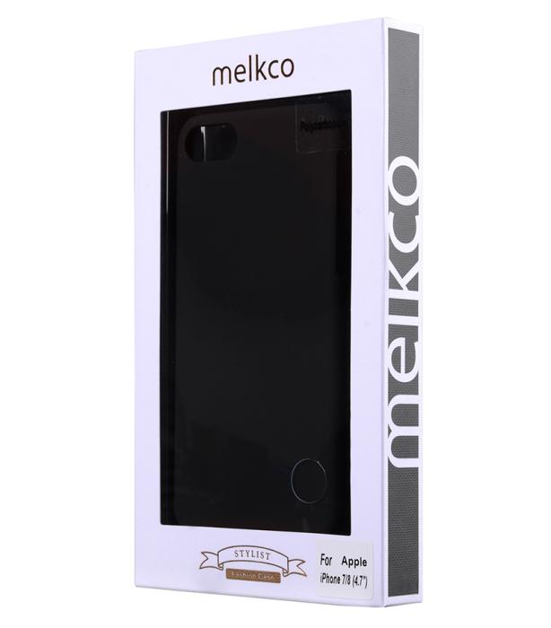Melkco - Melkco Rubberized Cover iPhone 6/7/8/SE 2020 Svart