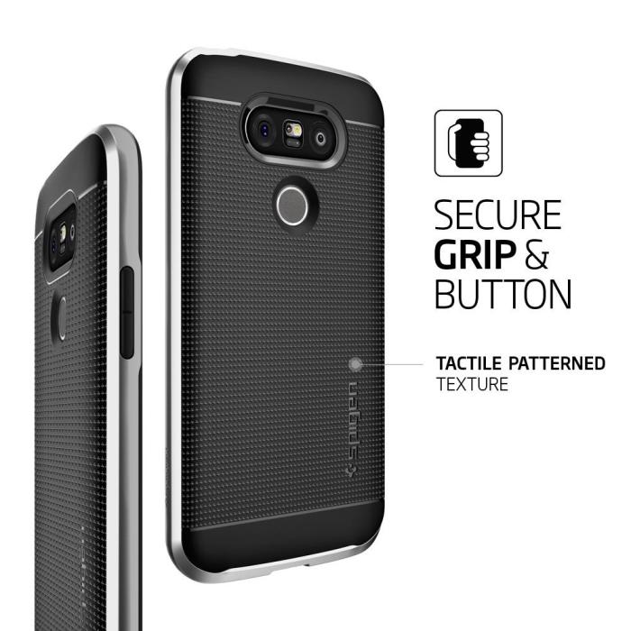 UTGATT5 - SPIGEN Neo Hybrid Skal till LG G5 - Silver