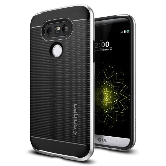 UTGATT5 - SPIGEN Neo Hybrid Skal till LG G5 - Silver