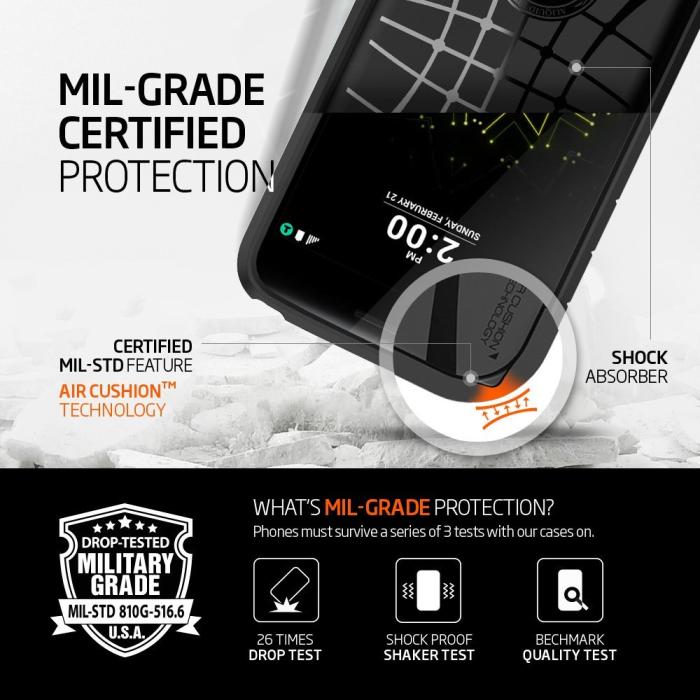 UTGATT5 - SPIGEN Tough Armor Skal till LG G5 - Metal Slate