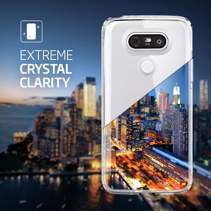 UTGATT5 - SPIGEN Ultra Hybrid Skal till LG G5 - Clear