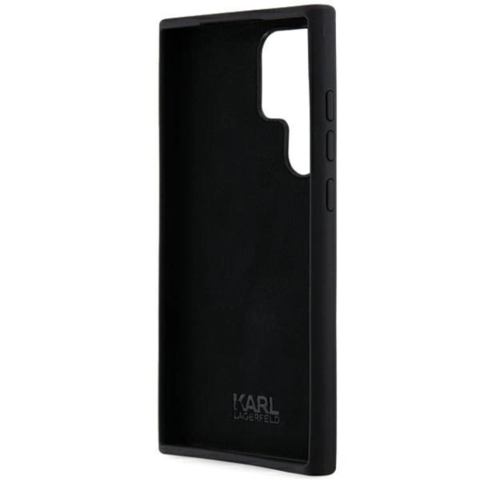 KARL LAGERFELD - Karl Lagerfeld Galaxy S23 Ultra Mobilskal Silikon Ikonik Metal Pin
