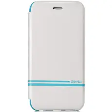 Devia - Devia Pl&aring;nboksfodral till Apple iPhone 6 / 6S - Vit