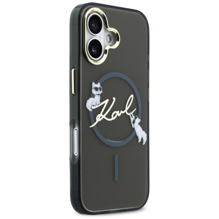 KARL LAGERFELD - Karl Lagerfeld iPhone 17 Mobilskal Magsafe IML Choupettes Karl Script