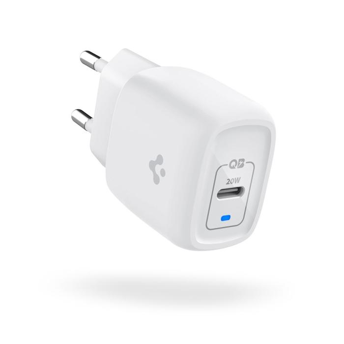 UTGATT1 - Spigen - Powerarc Network Charger 20W/3A - Vit