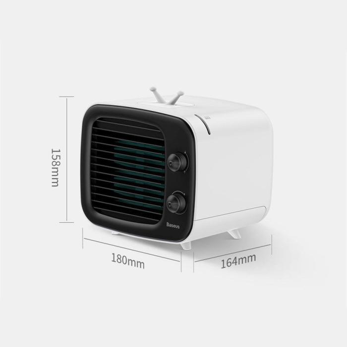 UTGATT1 - BASEUS - Time Desktop Air Cooler - Svart / Vit