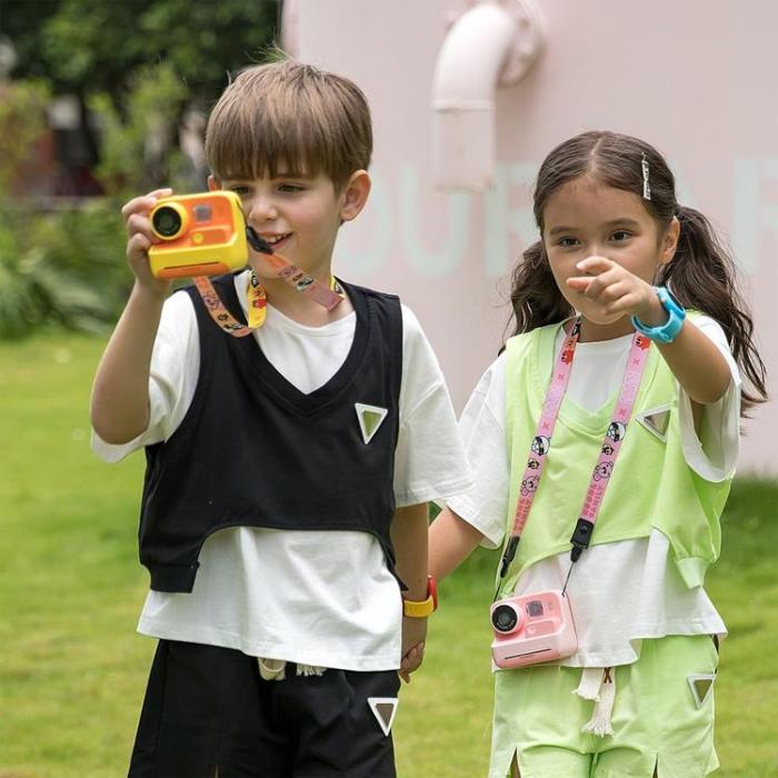 PICOCICI - Picocici Utskriftskamera för Barn K27 - Gul