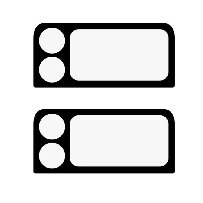 OEM - [2-PACK] Galaxy Z Flip 4 Härdat glas HD Kameralinsskydd