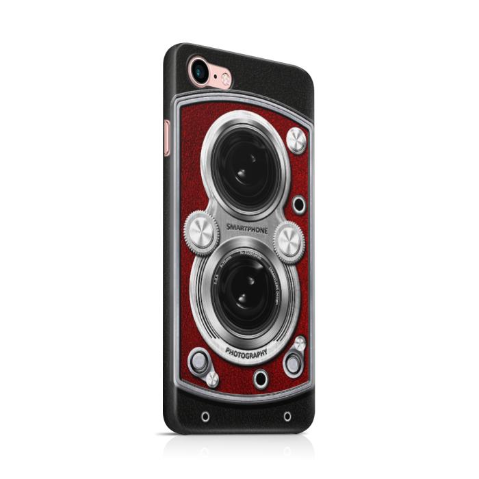 UTGATT5 - Skal till Apple iPhone 7/8 - Vintage Camera Red