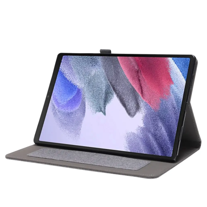 Taltech - Galaxy Tab A8 10.5 2021 Plånboksfodral - Grå