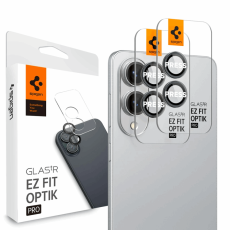 Spigen - [2-Pack] Spigen Galaxy S25 Edge Kameralinsskydd Härdat glas EZ Fit