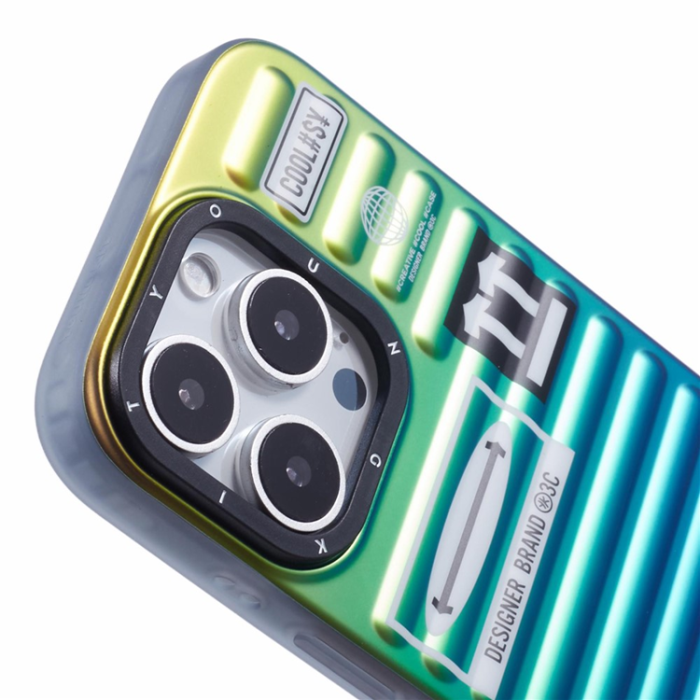 YOUNGKIT - YOUNGKIT iPhone 16 Pro Mobilskal Suitcase Style - Flerfärgad
