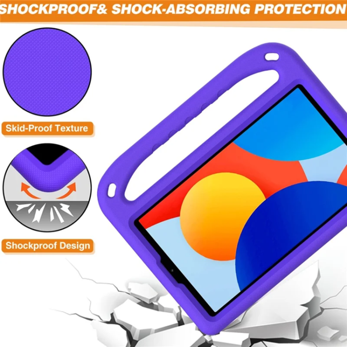 A-One Brand - Xiaomi Redmi Pad SE Skal EVA Handgrepp Kickstand - Lila