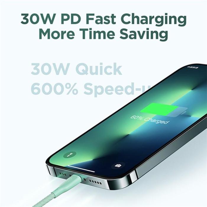 Joyroom - Joyroom USB-C till USB-C kabel 1m PD 60W - Svart