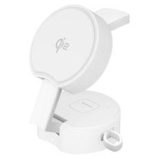 A-One Brand - B30 3-in-1 Foldable Magnetisk Tr&aring;dl&ouml;s Laddare Qi2 15W med Kabel 80cm