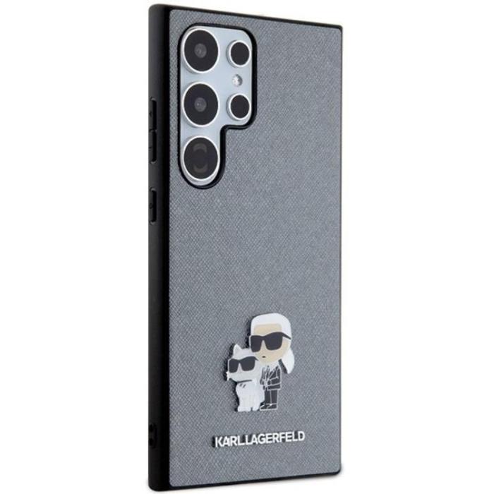 KARL LAGERFELD - Karl Lagerfeld Galaxy S24 Ultra Mobilskal Saffiano Metal Pin