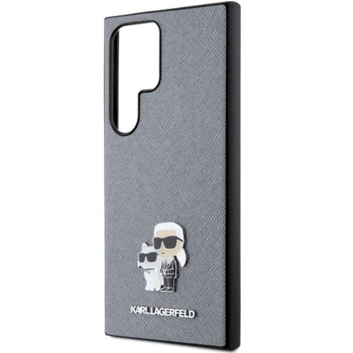 KARL LAGERFELD - Karl Lagerfeld Galaxy S24 Ultra Mobilskal Saffiano Metal Pin