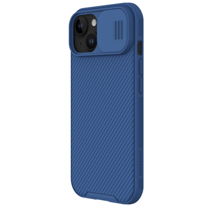 Nillkin - Nillkin iPhone 15 Plus Mobilskal CamShield Pro Magnetic - Blå