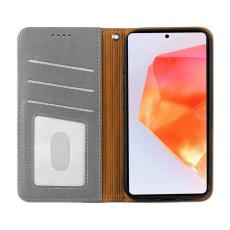 OEM - Samsung Galaxy A37 Fodral RFID Skydd Konstl&auml;der - Gr&aring;