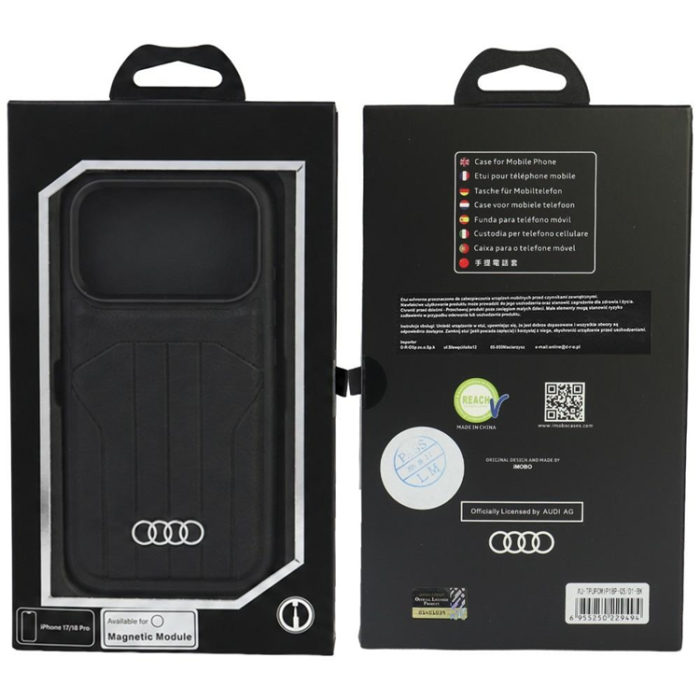 Audi - Audi Mobilskal För iPhone 18 Pro/17 Pro Magsafe - Svart