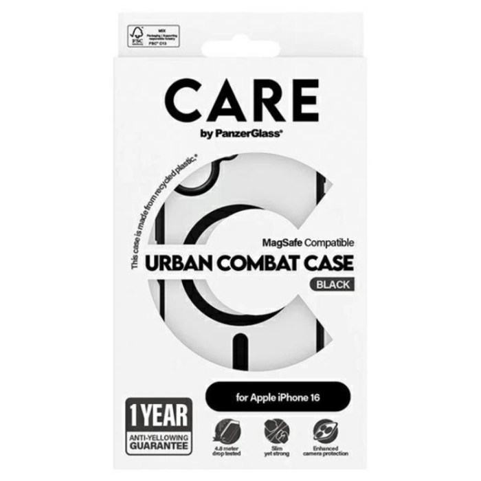 PanzerGlass - CARE iPhone 16 Mobilskal MagSafe Flagship Urban