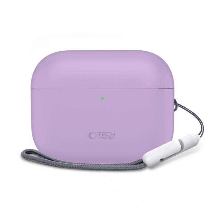 Tech-Protect - Tech-Protect Apple Airpods Pro 3 Skal Silikon - Lavender