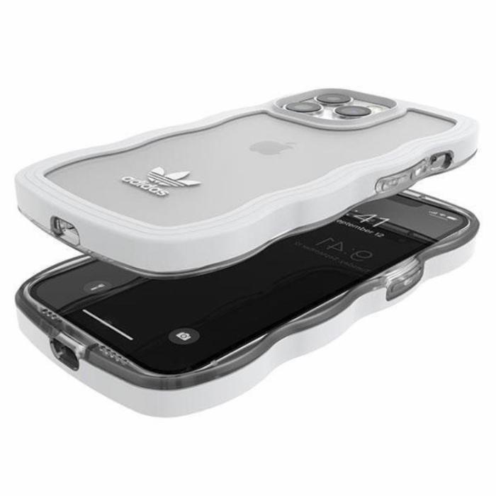 Adidas - Adidas iPhone 13/13 Pro Mobilskal OR Wavy - Vit/Transparent