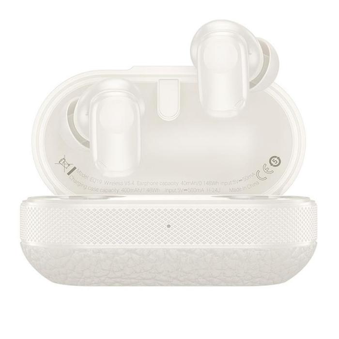 Hoco - Hoco TWS In-Ear Hörlurar Trådlösa Bluetooth EQ19 - Milky Vit