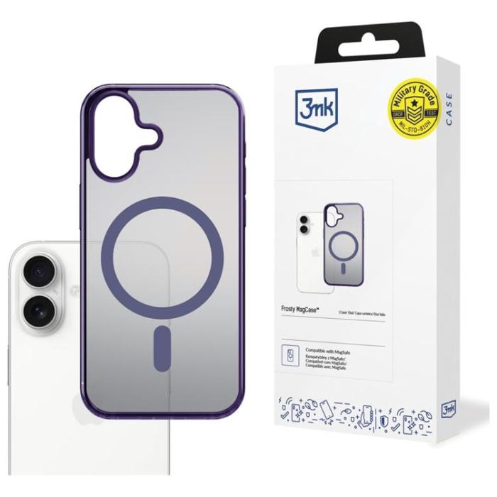 3MK - 3MK iPhone 17 Mobilskal MagSafe Frosty - Lila