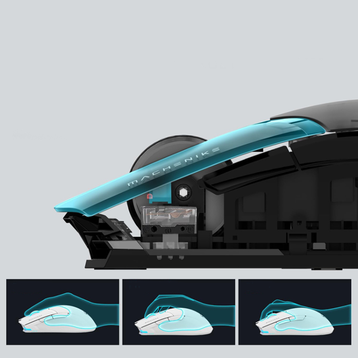 Machenike - Machenike Trådlös Spelmus M7 Pro - Svart