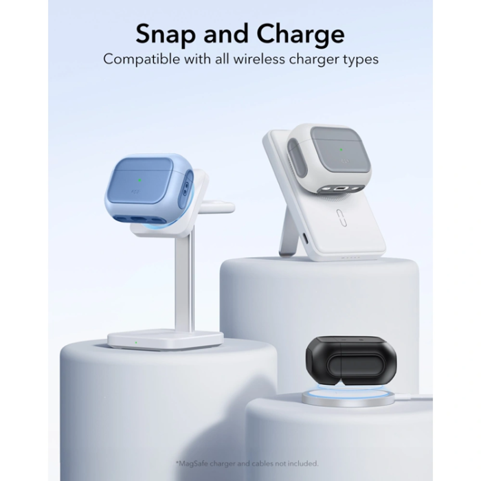ESR - ESR Airpods Pro 3 Skal Magsafe Orbit Halolock - Powder Blå