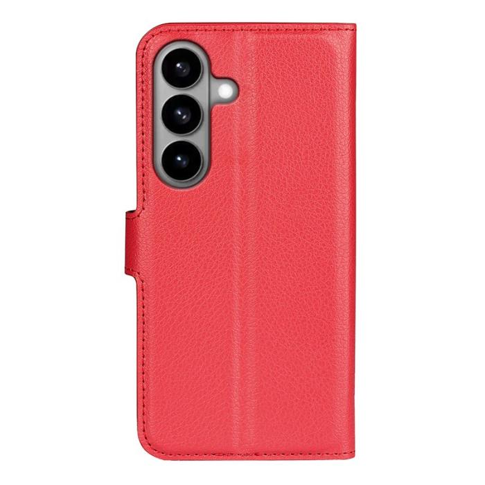 OEM - AMORUS Samsung Galaxy S26 / S26 Pro Plånboksfodral Konstläder - Röd