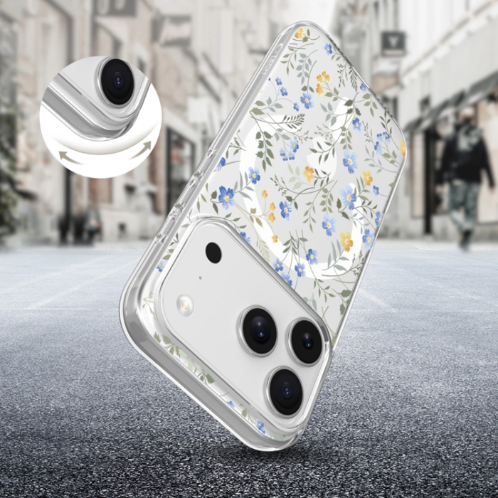 Tech-Protect - Tech-Protect iPhone 17 Pro Mobilskal Magsafe Flexair - Spring Flowers
